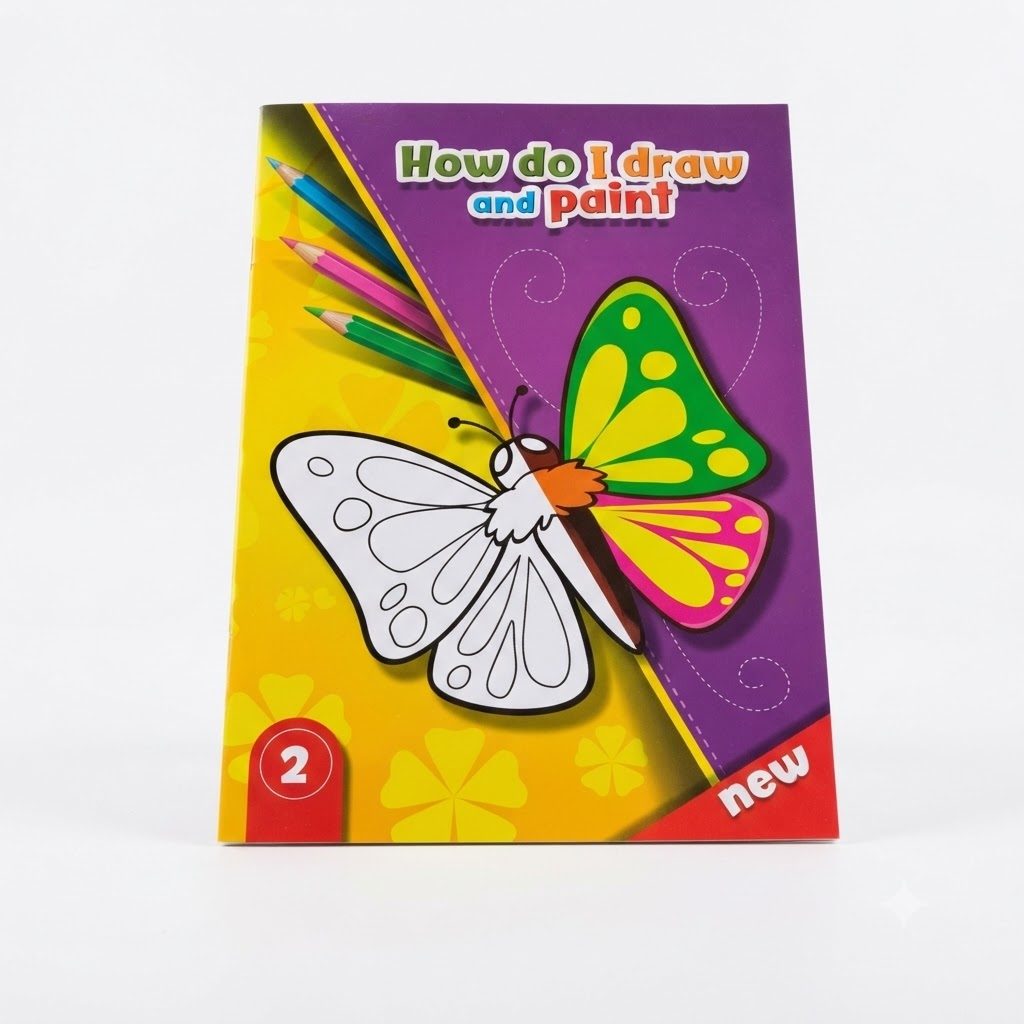 كتاب أنشطة "كيف أرسم وألون - الجزء الثاني"