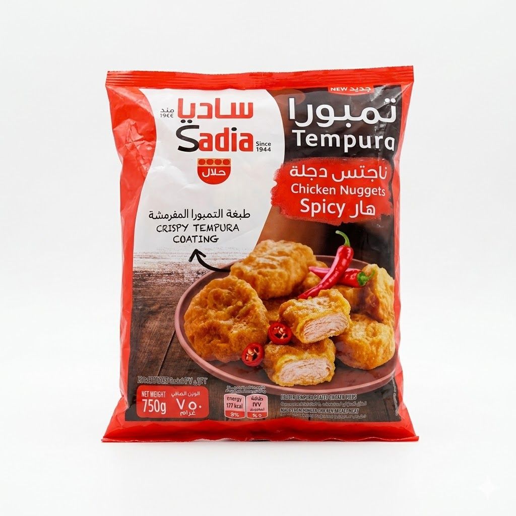 قطع دجاج ساديا تمبورا الحارة (750 غرام)