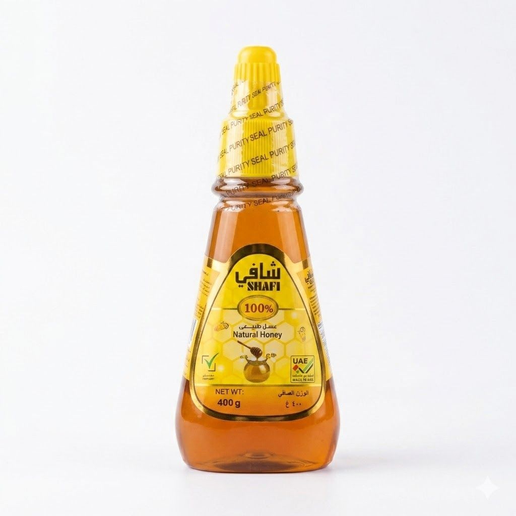 عسل شافي الطبيعي 100% | عسل إماراتي أصيل - 400 غرام