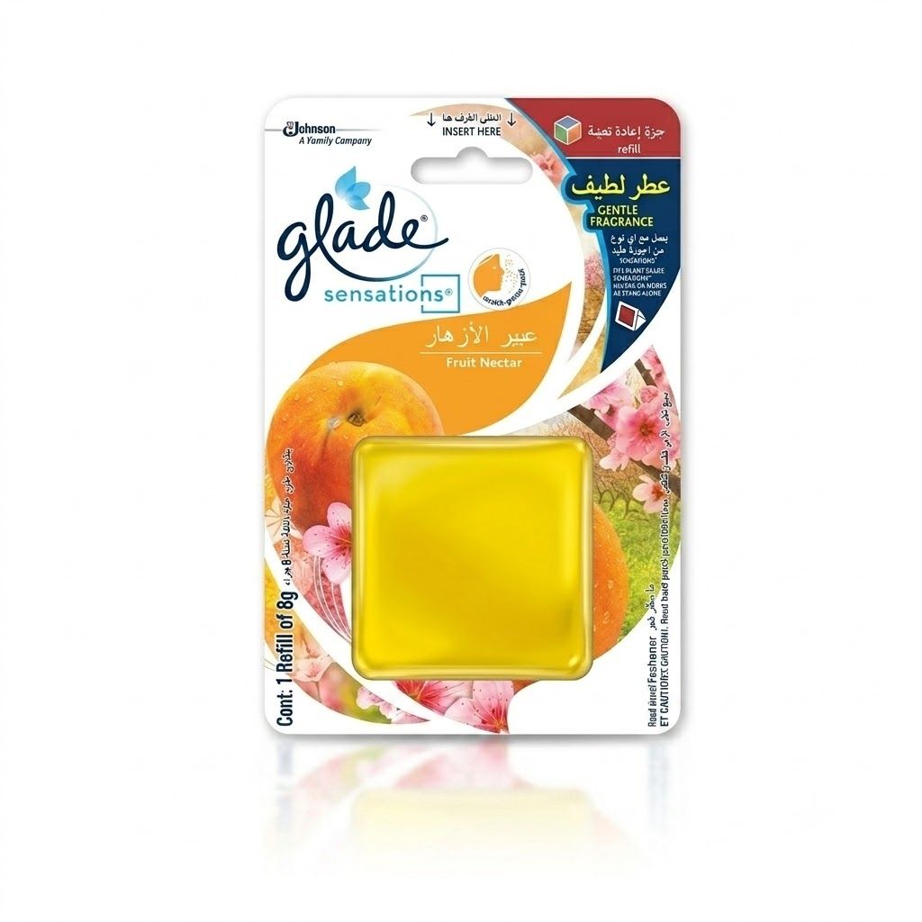عبوة إعادة تعبئة معطر جو جل جليد سينسيشنز - بنكهة نكتار الفواكه (8 غرام)