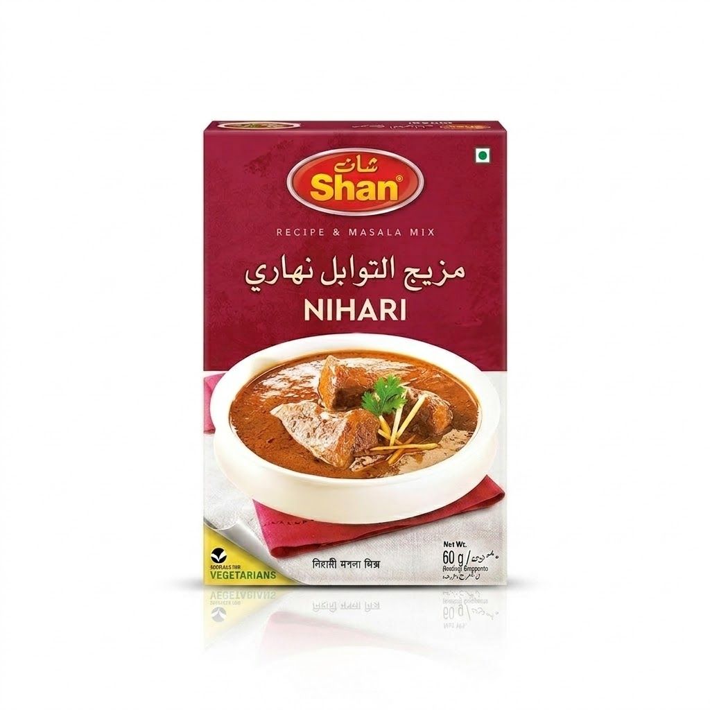 مزيج توابل شان نهاري - توابل أصلية لطهي يخنة اللحم ببطء، 60 غرام