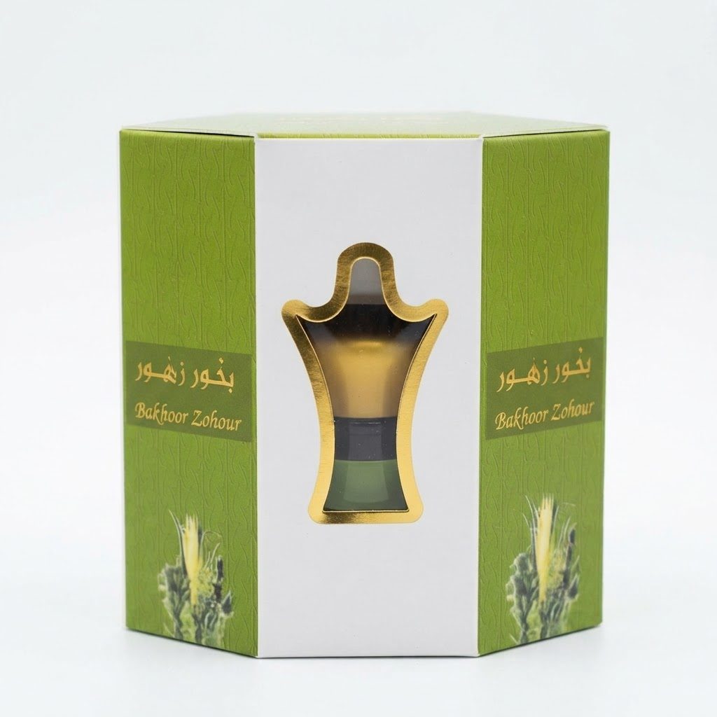 طقم علبة بخور "بخور ظهور" العطري مع صندوق هدايا