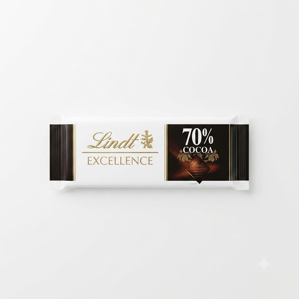 لوح شوكولاتة ليندت إكسيلنس الداكنة بنسبة 70% كاكاو (35 غرام)