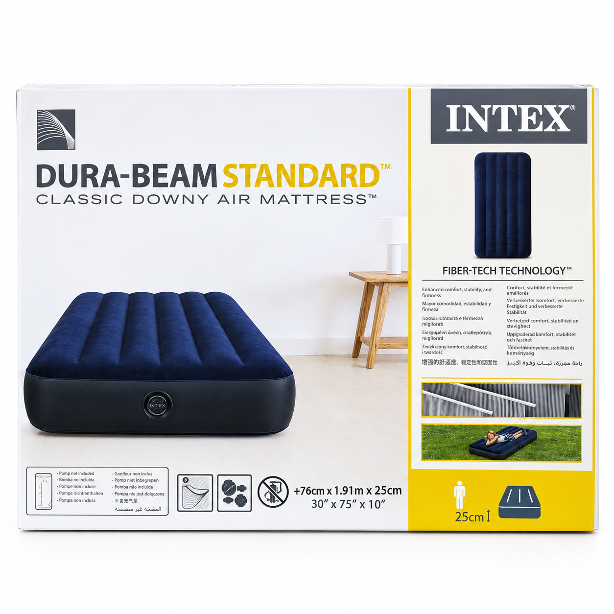 مرتبة هوائية Intex Dura-Beam Standard Classic Downy
