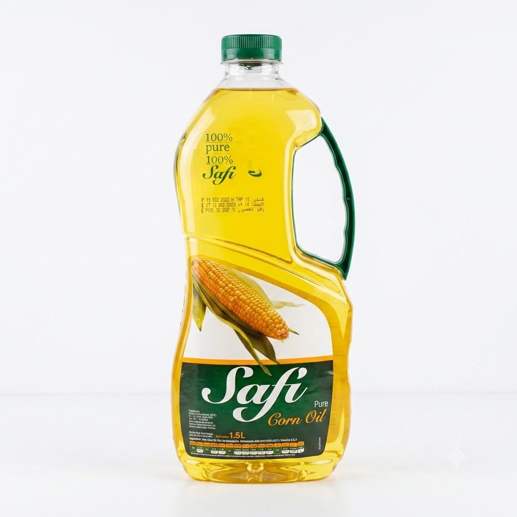 زيت ذرة صافي النقي – زيت طهي ممتاز سعة 1.5 لتر