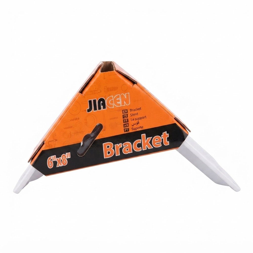 حامل أرفف شديد التحمل من Jiacen بمقاس 6 × 8 بوصة