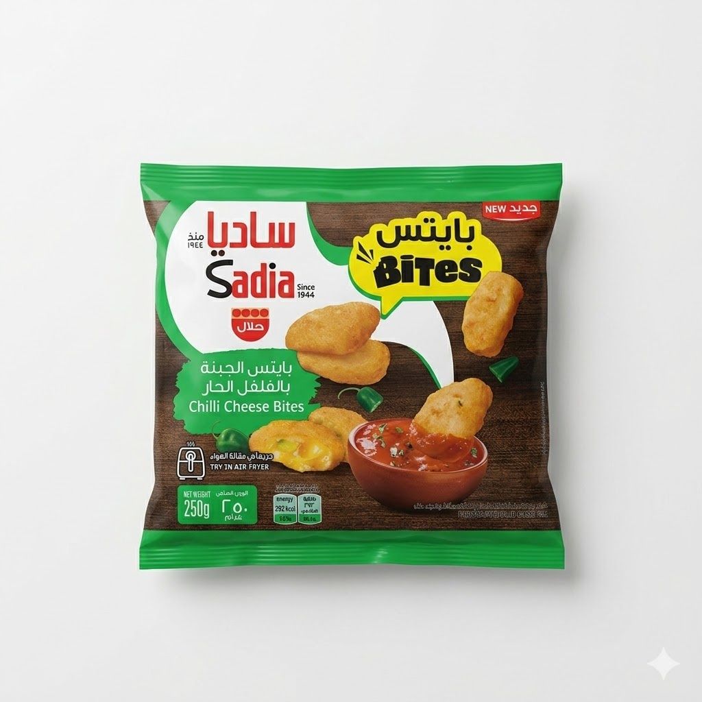 قطع الجبن الحارة من ساديا (250 غرام)