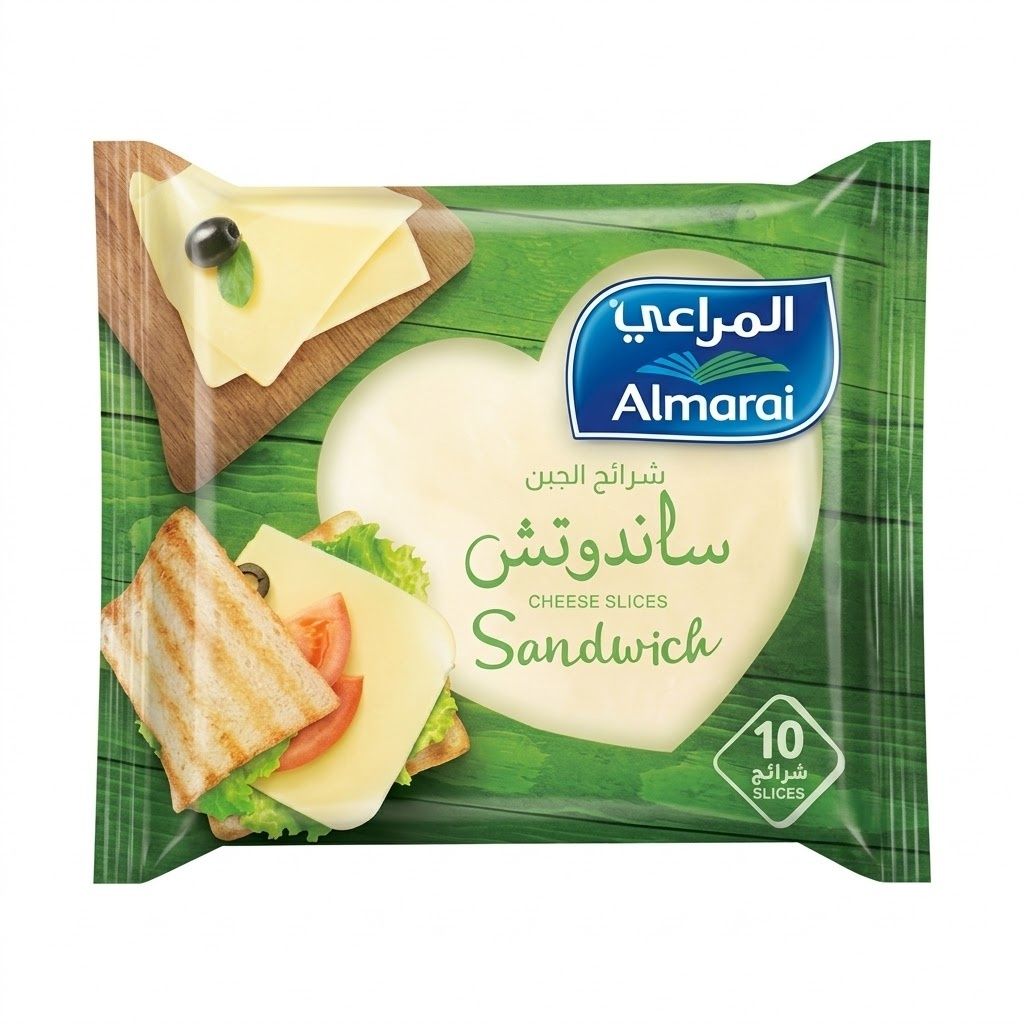 شرائح جبن المراعي للساندويتش - 200 غرام