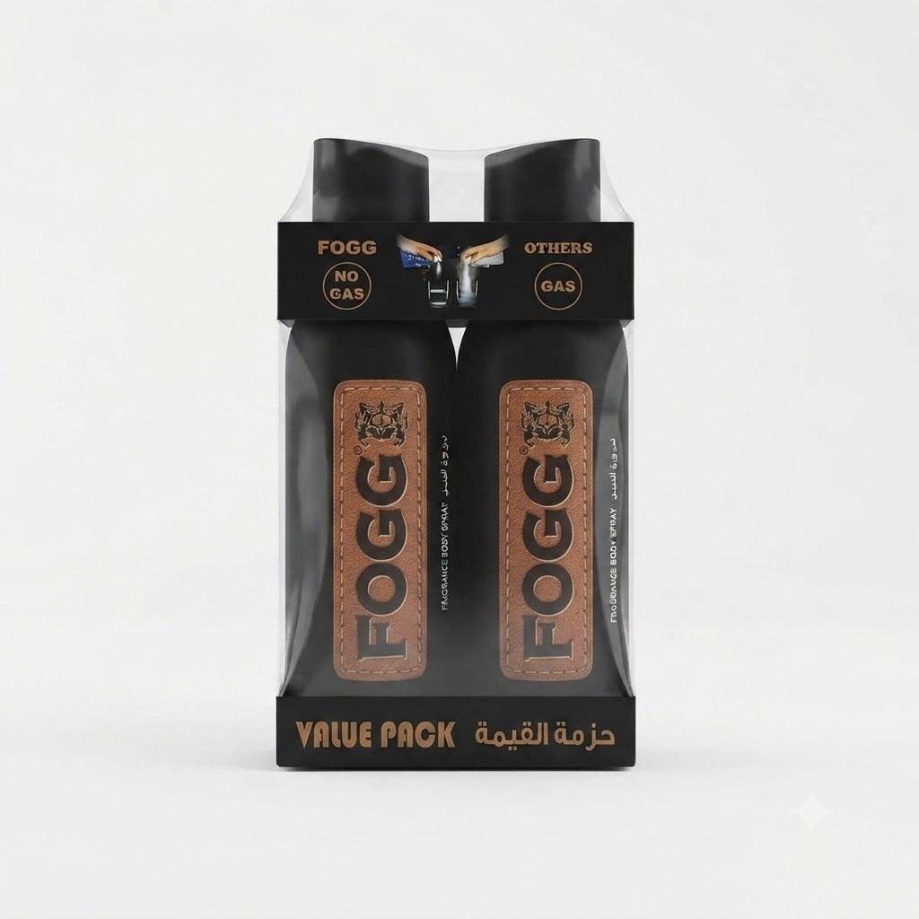 عبوة بخاخ الجسم المعطر من FOGG (2 × 120 مل)