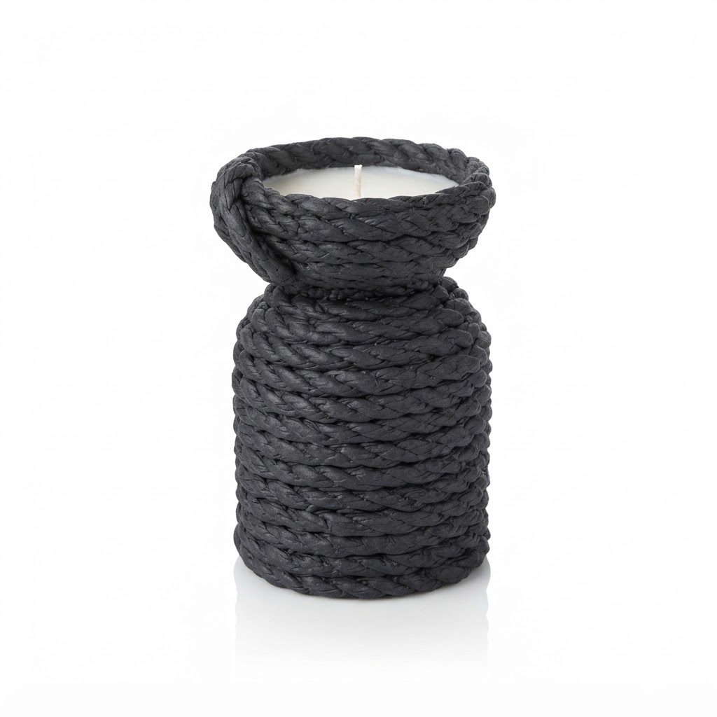 شمعة معطرة مع حامل سيراميك