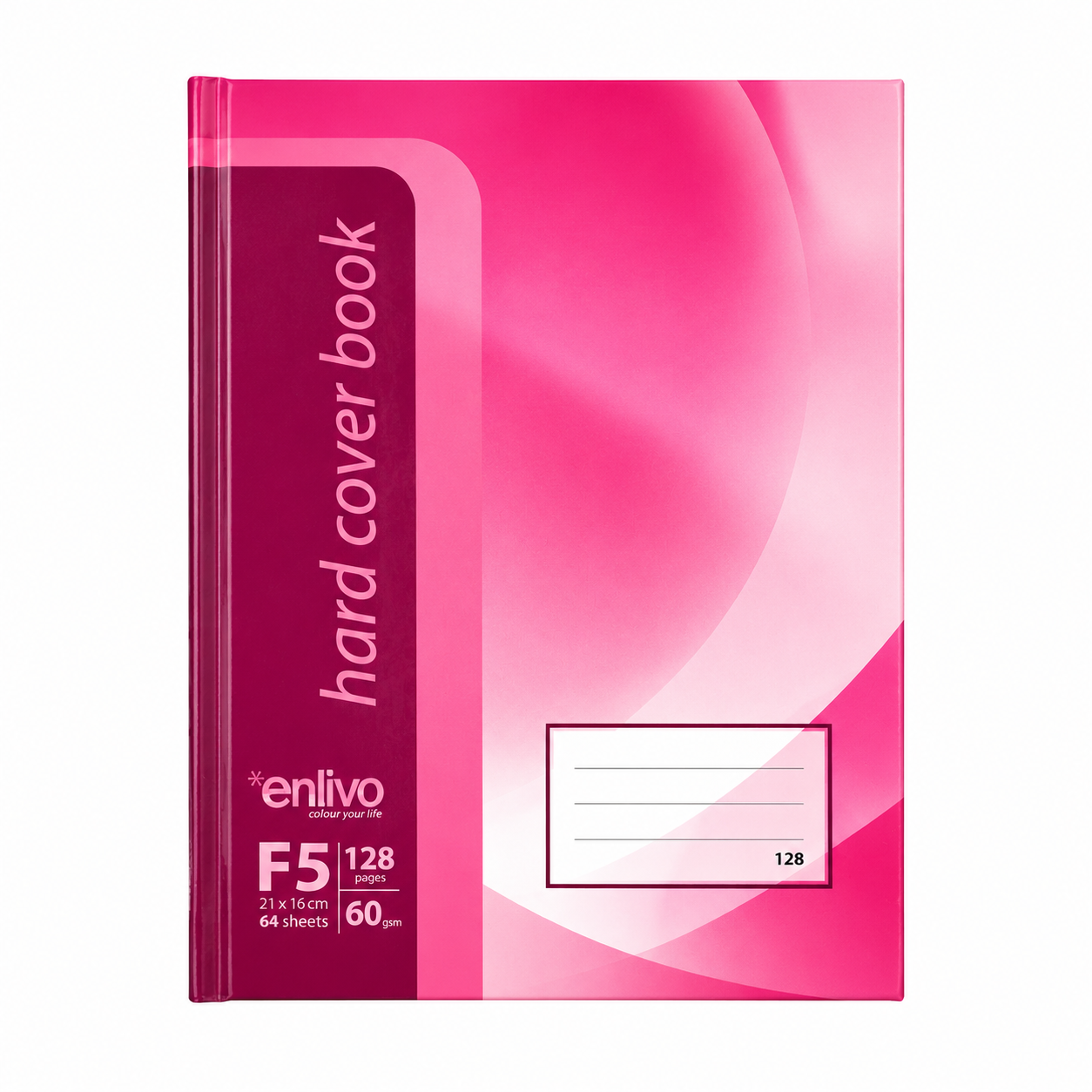 كتاب Enlivo F5 ذو غلاف مقوى - 128 صفحة