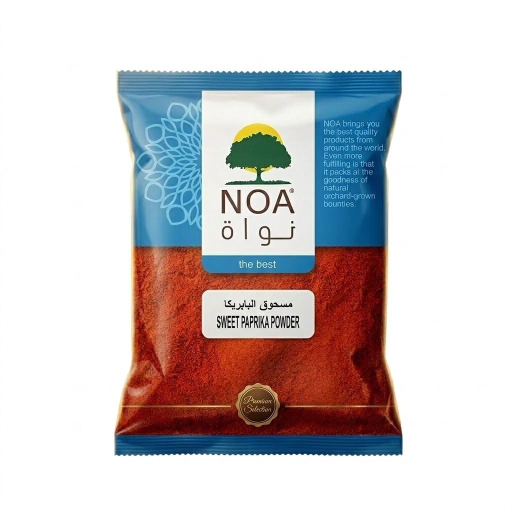 مسحوق بابريكا حلوة فاخر من NOA – توابل مطحونة طبيعية 100% مزروعة في البساتين للطبخ والتتبيل وتحسين النكهات