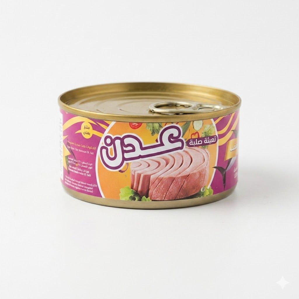 تونة عدن لايت ميت الصلبة في زيت نباتي (160 غرام)