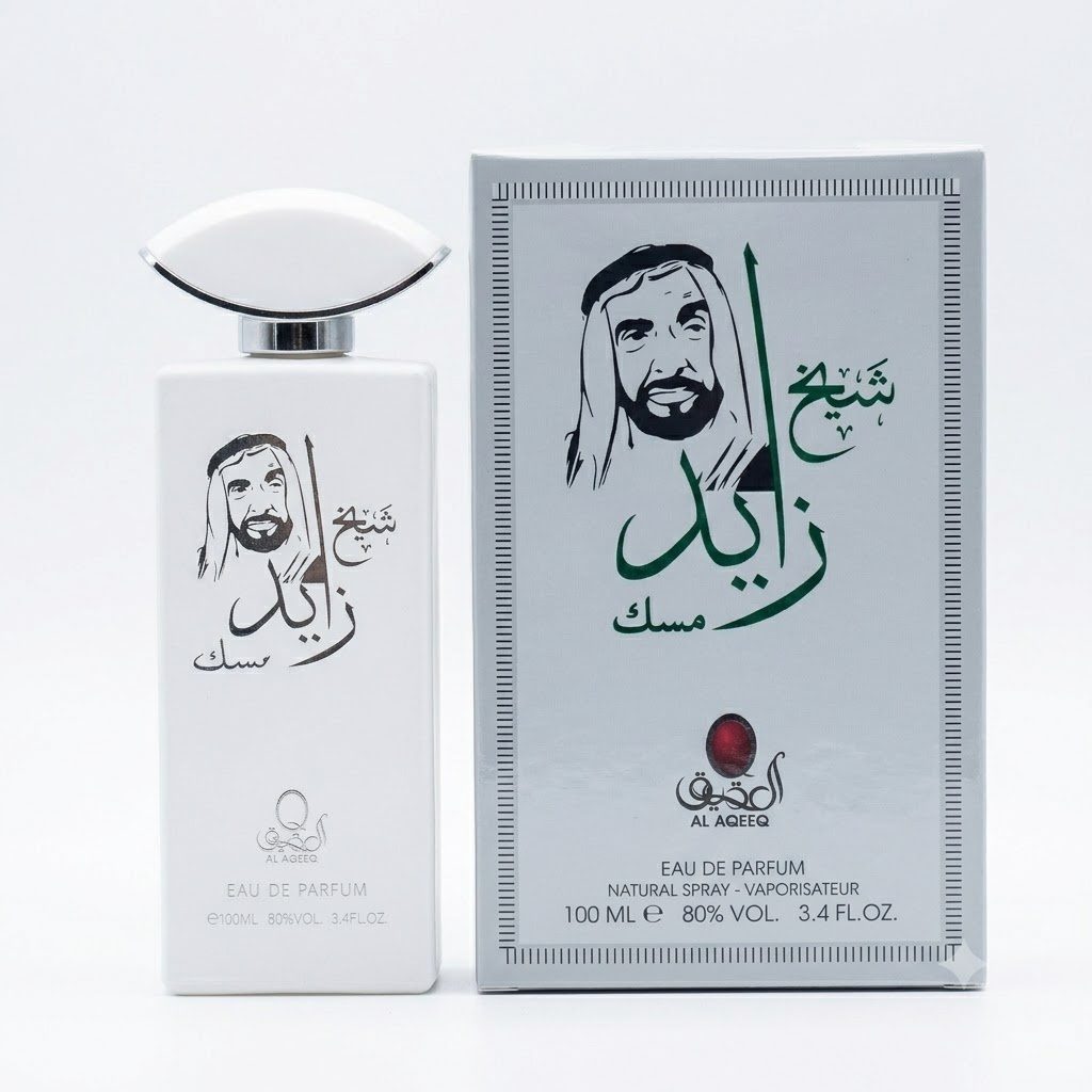 عطر العقيق شيخ زايد مسك - 100 مل / 3.4 أونصة سائلة