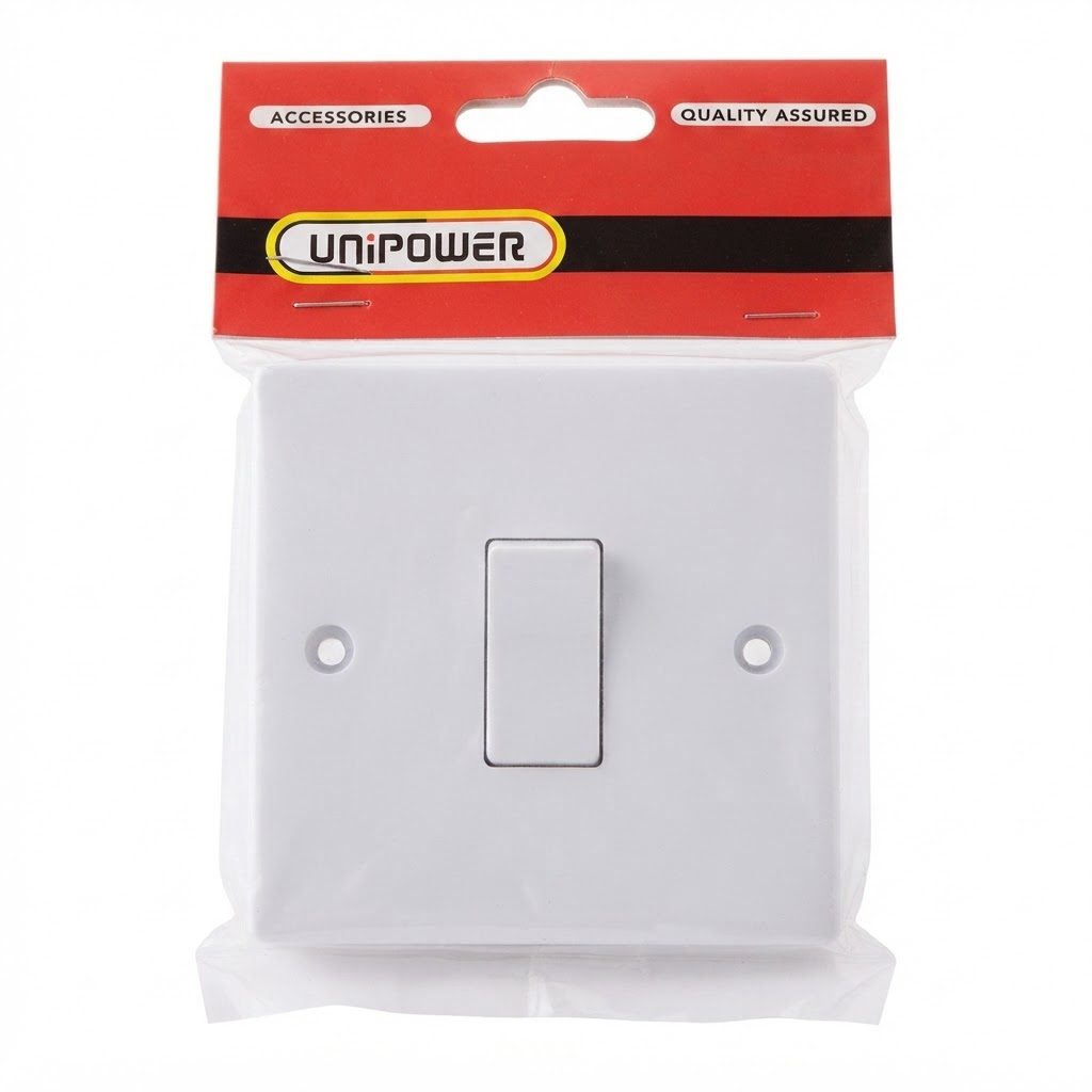 مفتاح إضاءة جداري أحادي من شركة Unipower (موديل SW-1049)