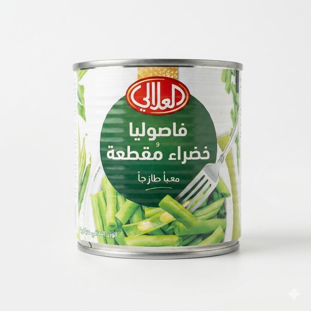 فاصوليا العلالي الخضراء المقطعة (400 غرام)