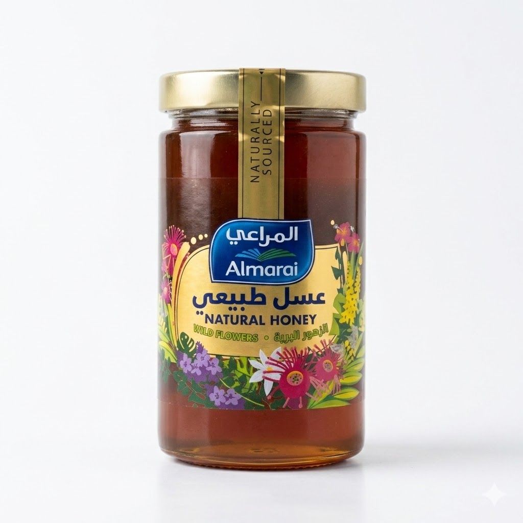 عسل المراعي الطبيعي من الزهور البرية (950 غرام)