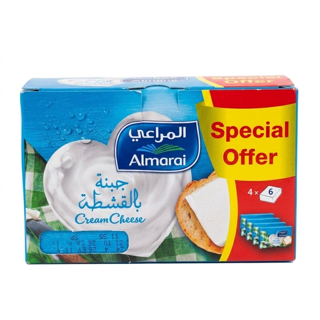 جبنة المراعي الكريمية (4 × 6 حصص)