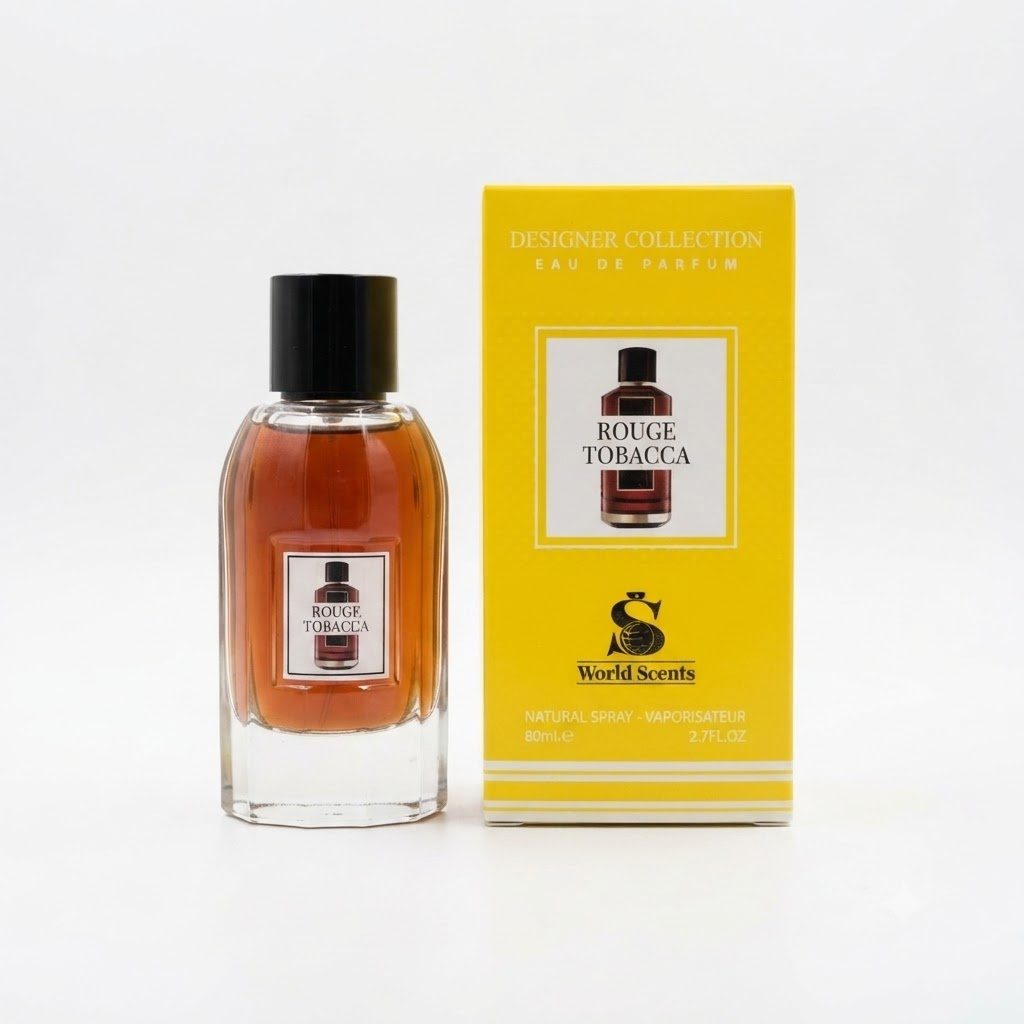 مجموعة World Scents Rouge Tobacca Designer Collection أو دو بارفان - 80 مل / 2.7 أونصة سائلة