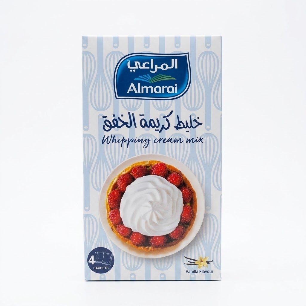مزيج كريمة الخفق من المراعي