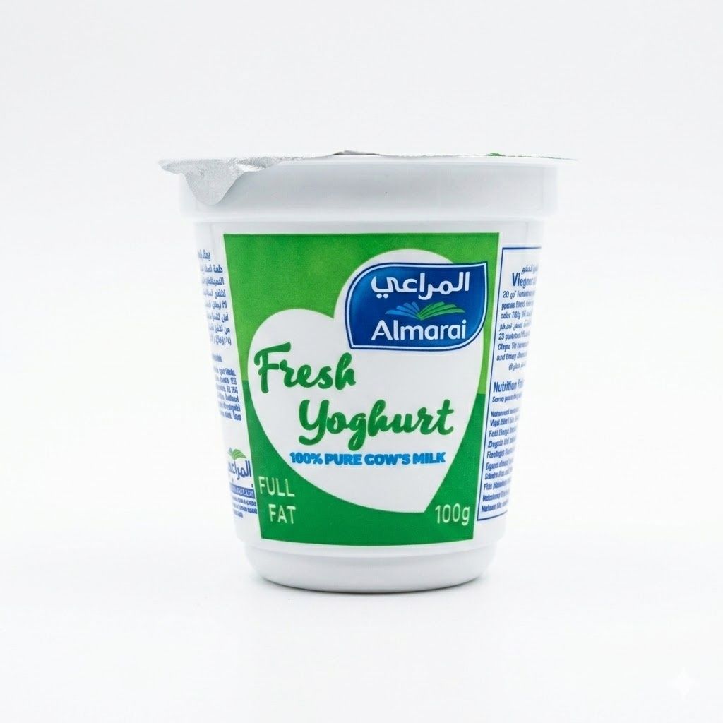 زبادي المراعي كامل الدسم طازج (100 غرام)