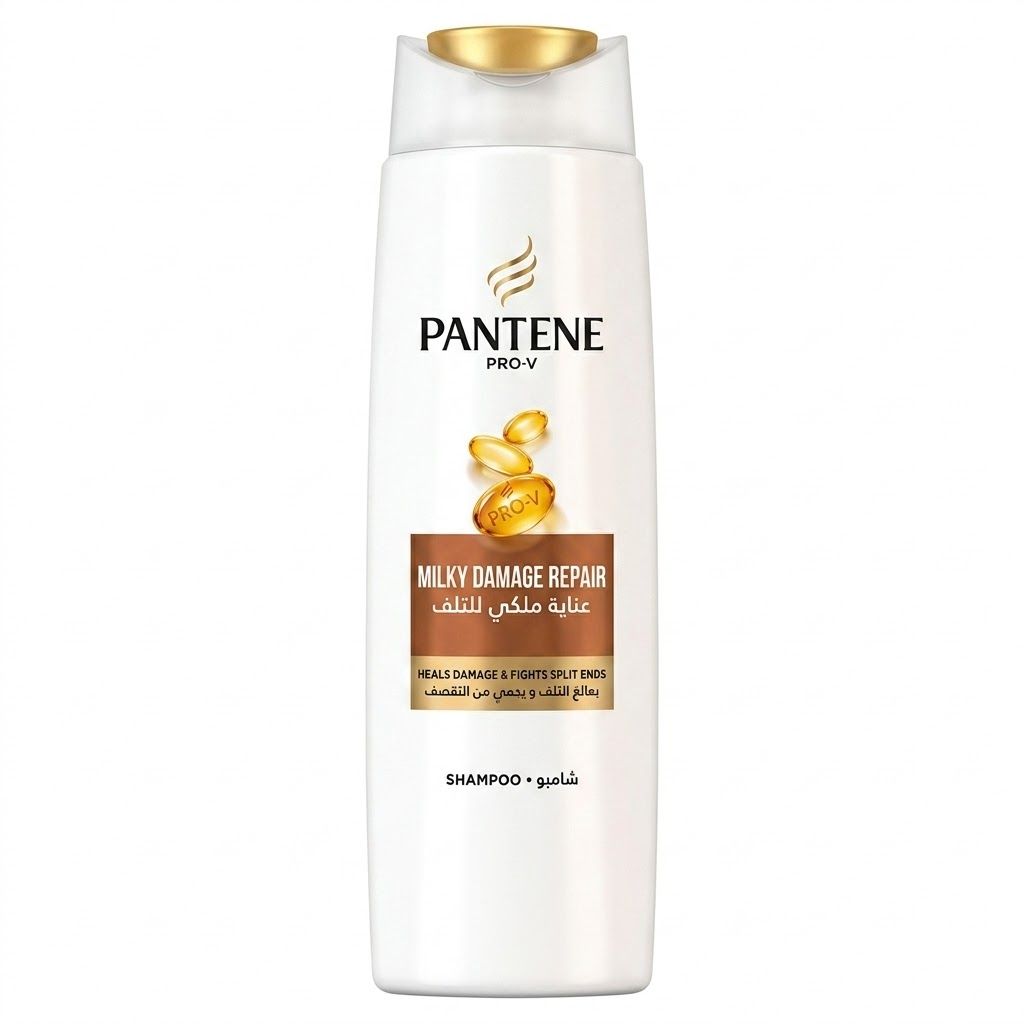 شامبو Pantene Pro-V Milky Damage Repair – يعالج التلف ويحارب الأطراف المتقصفة – 400 مل