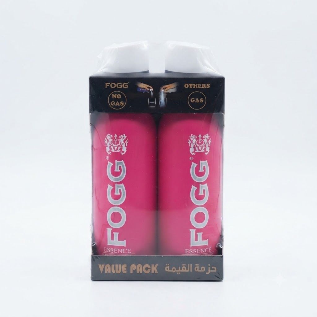 عبوة اقتصادية من بخاخ الجسم المعطر من FOGG Essence (2 × 120 مل)