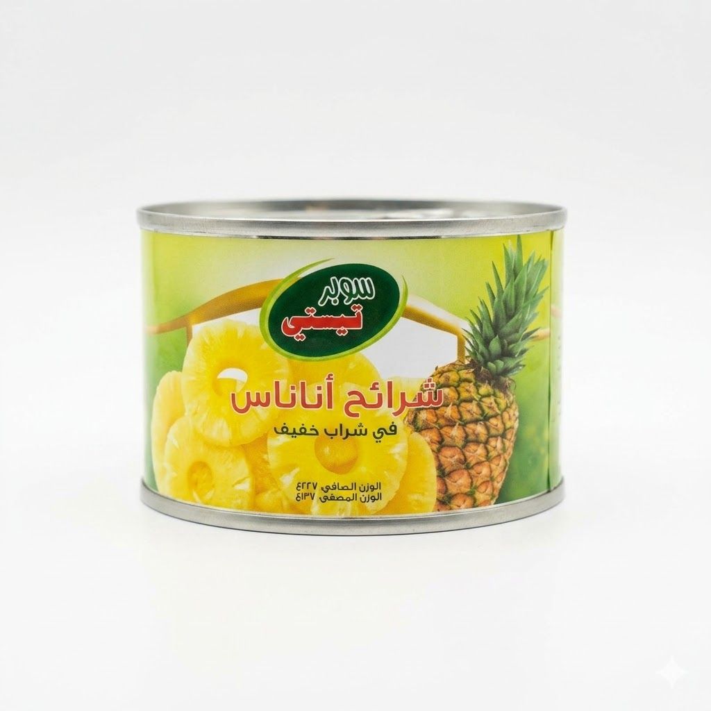 شرائح أناناس لذيذة للغاية في شراب خفيف (227 غرام)