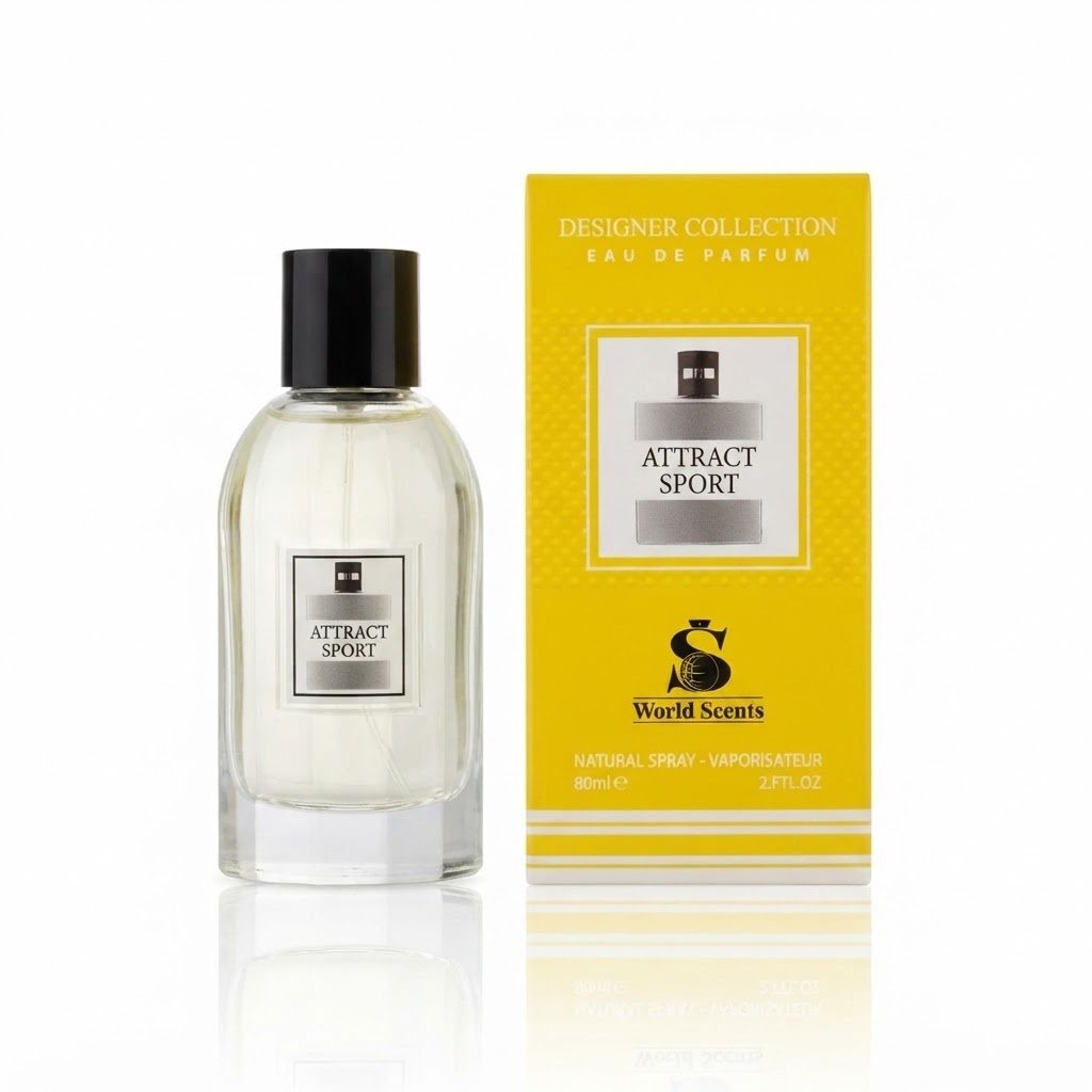 مجموعة World Scents Attract Sport Designer Collection أو دو بارفان - 80 مل / 2.7 أونصة سائلة