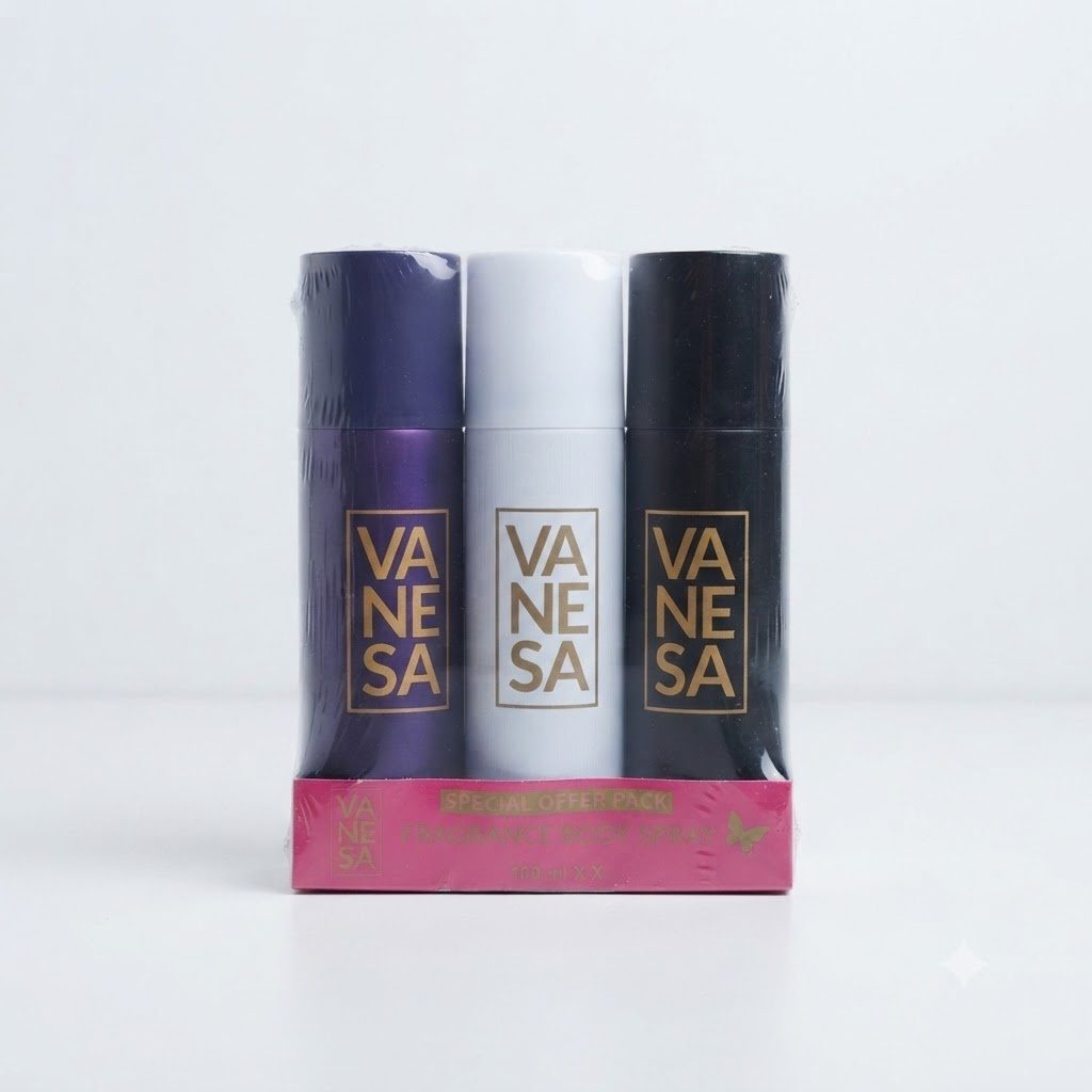عرض خاص على بخاخ الجسم المعطر من فانيسا - 3 × 150 مل
