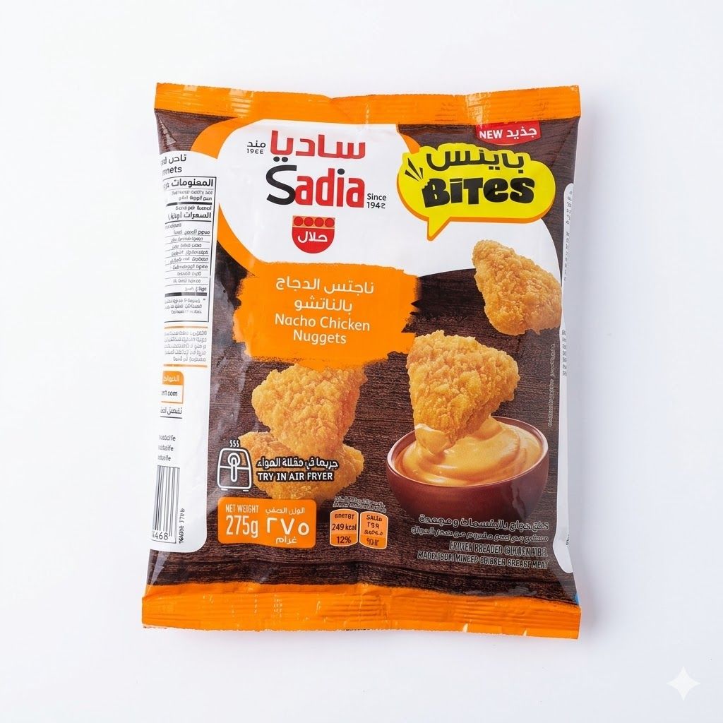 قطع دجاج ساديا ناتشو (275 غرام)