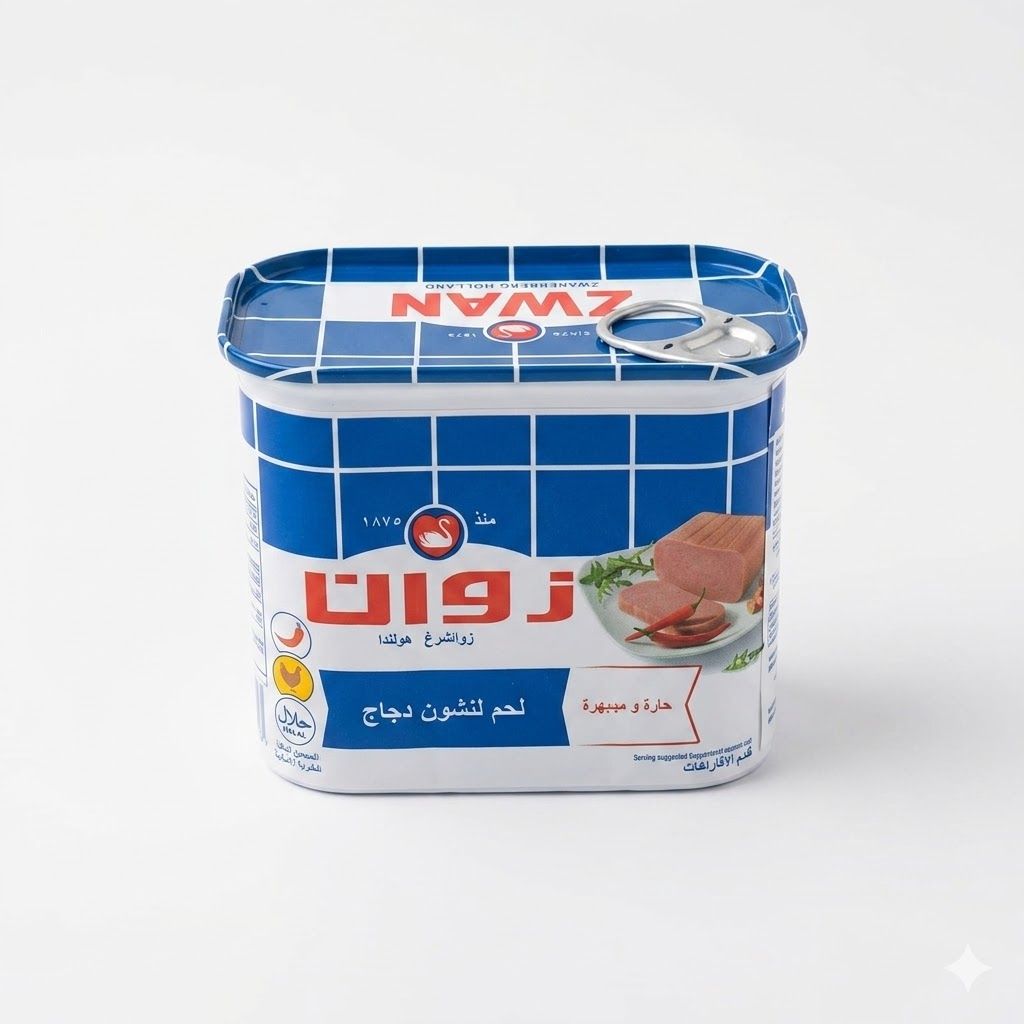 لحم دجاج زوان الحار المعلب - لحم معلب حلال فاخر