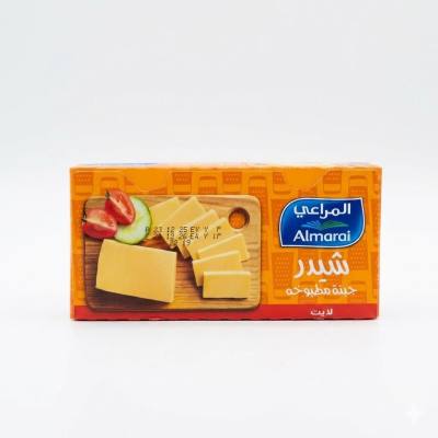 جبنة شيدر معالجة خفيفة من المراعي - 454 غرام