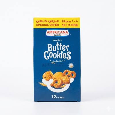 بسكويت الزبدة الأمريكي الفاخر (12 × 44 غرام)