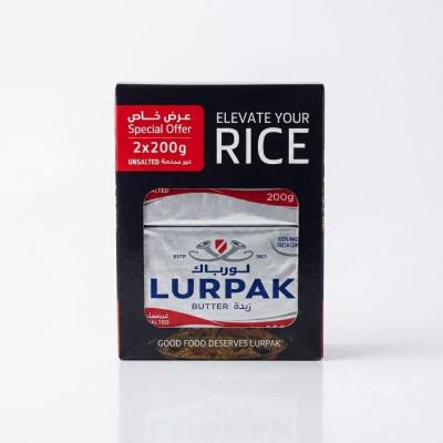 زبدة لورباك غير مملحة - 2 × 200 جرام