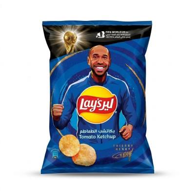 رقائق بطاطس ليز بنكهة كاتشب الطماطم