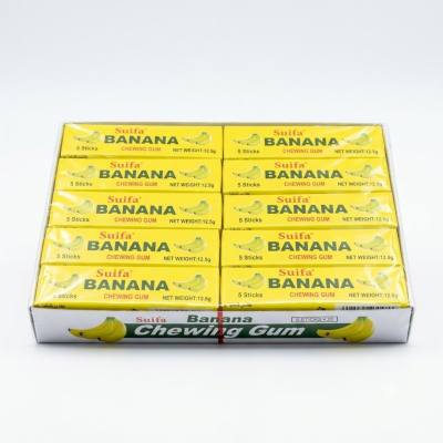 علكة سويفا بنكهة الموز (250 غرام، 20 عبوة)