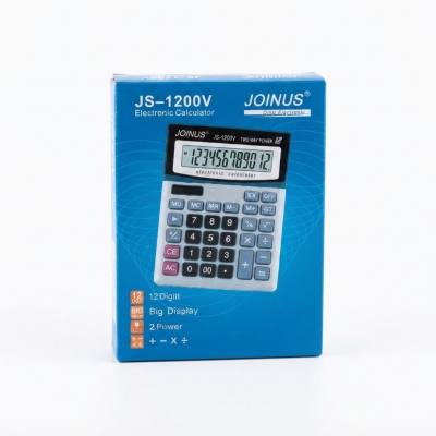 آلة حاسبة مكتبية إلكترونية من JOINUS طراز JS-1200V ذات 12 رقمًا