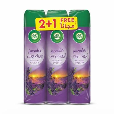 معطر جو بخاخ من إير ويك - برائحة اللافندر (عبوة من 3 × 300 مل)