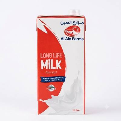 حليب العين فارمز قليل الدسم طويل الأجل (1 لتر)