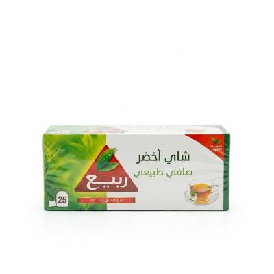 شاي ربيع الأخضر الطبيعي - 25 كيس شاي