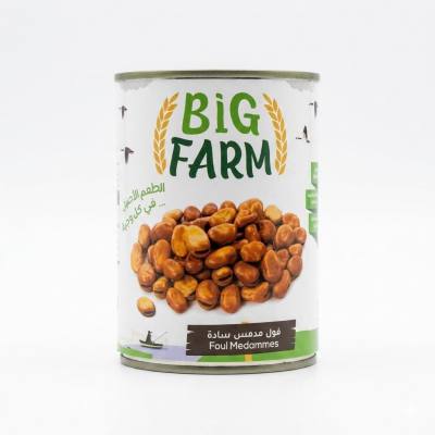 Big Farm Premium Plain Foul Medammes - Ready-to-Eat Fava Beans