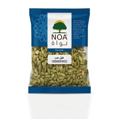 حبوب الهيل الكاملة الممتازة من NOA – بذور هيل أخضر أصلية طبيعية 100% للخبز، ونقع القهوة العربية، والشاي، وأطباق الأرز الفاخرة