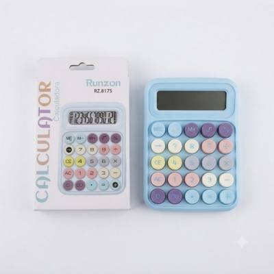 آلة حاسبة مكتبية من نوع Runzon RZ.817S Pastel ذات 12 رقمًا