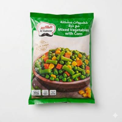 خضروات مشكلة مع ذرة من الكابير (400 غرام)