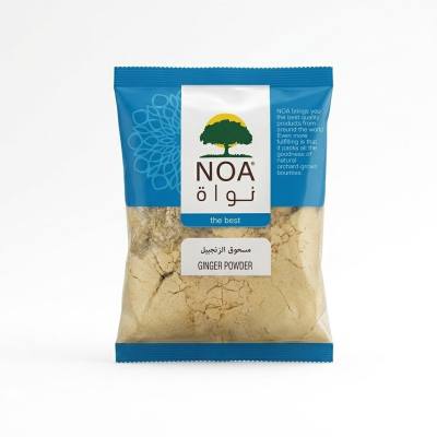 مسحوق الزنجبيل الممتاز من NOA - عنصر أساسي في الطهي، عطري ولاذع، 200 غرام