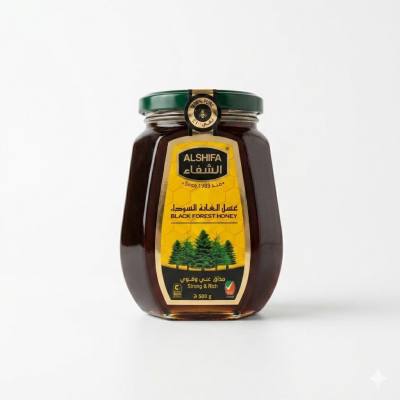 عسل الغابة السوداء من الشفاء (500 غرام)