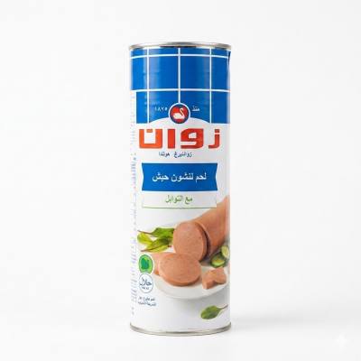 لحم غداء ديك رومي زوان مع التوابل - 850 غرام من اللحوم المعلبة الحلال الممتازة