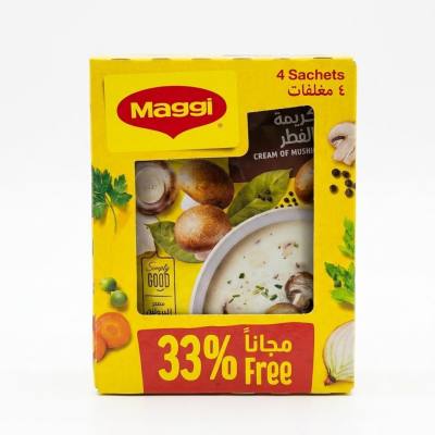شوربة ماجي بالكريمة والفطر