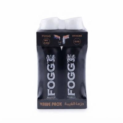 عبوة اقتصادية من بخاخ الجسم المعطر FOGG Marco (2 × 120 مل)